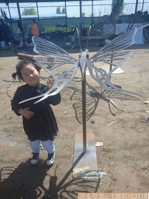 不銹鋼蝴蝶雕塑，花園蝴蝶雕塑6